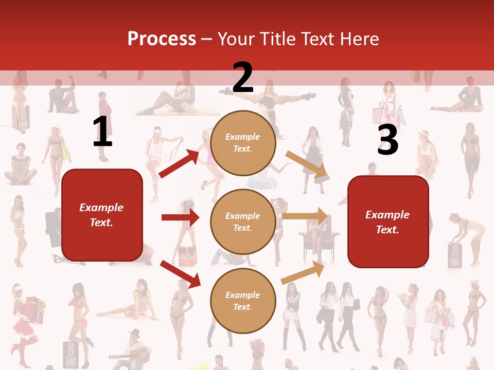 Business Lot Female PowerPoint Template