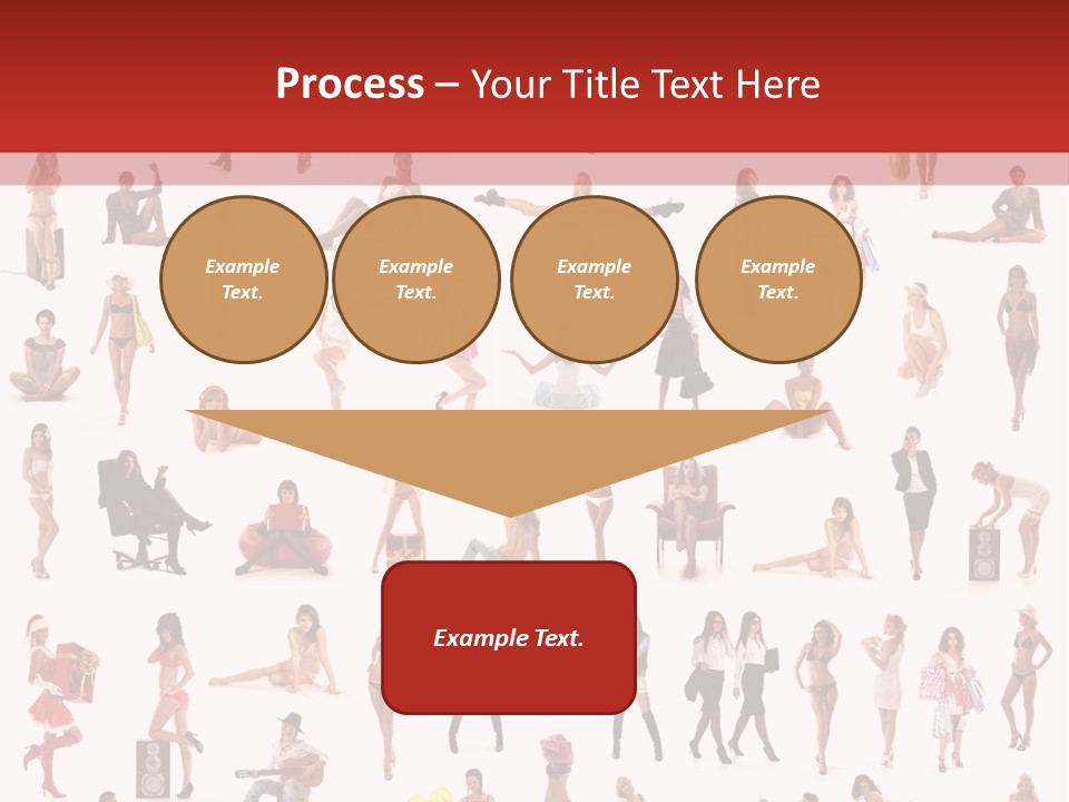 Business Lot Female PowerPoint Template