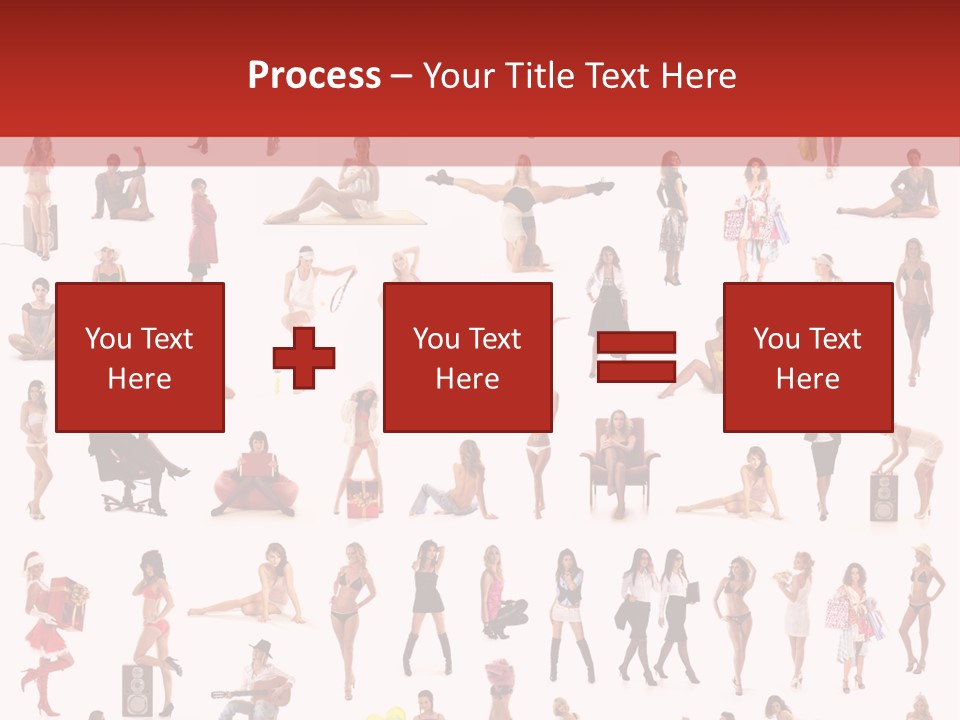 Business Lot Female PowerPoint Template