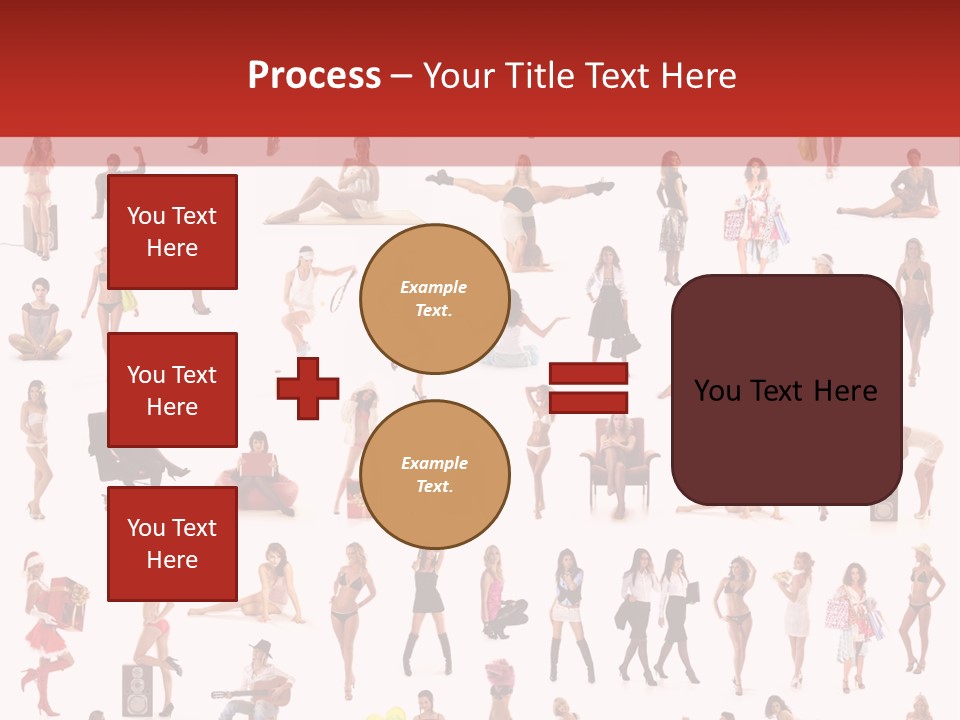 Business Lot Female PowerPoint Template