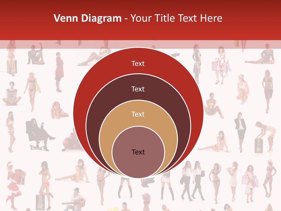 Business Lot Female PowerPoint Template