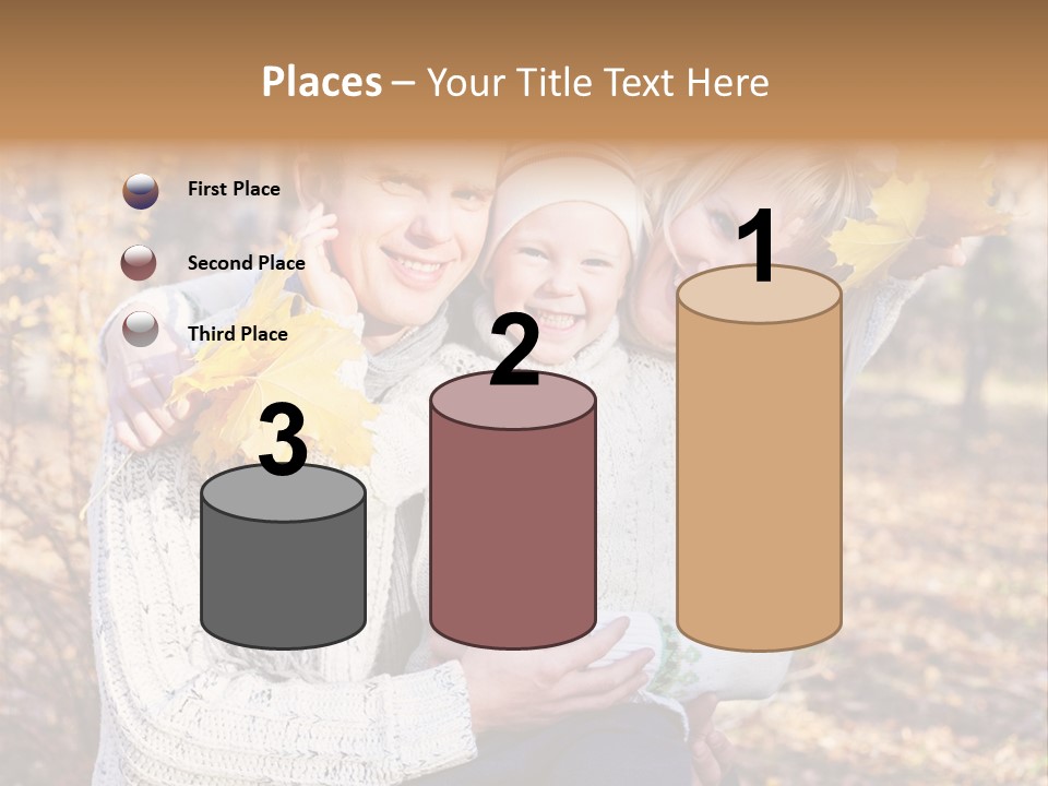 Son Family Blond PowerPoint Template
