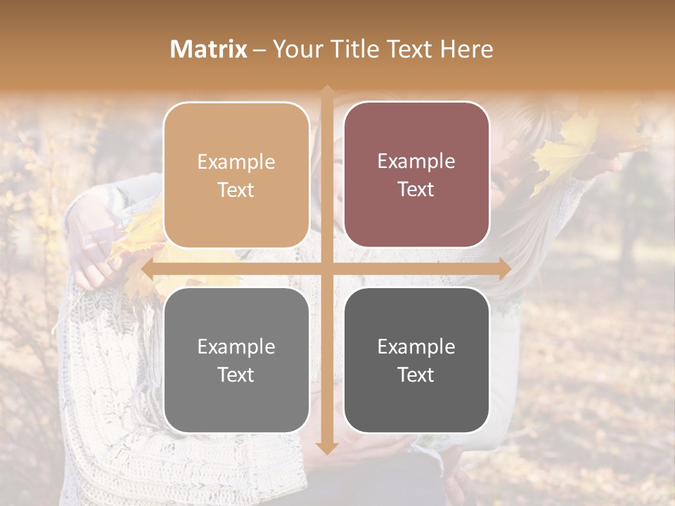 Son Family Blond PowerPoint Template