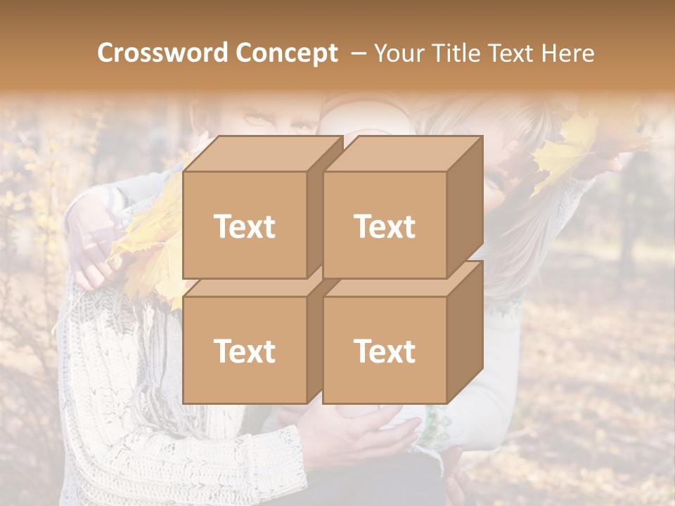 Son Family Blond PowerPoint Template