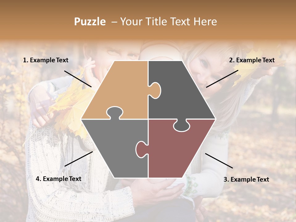 Son Family Blond PowerPoint Template