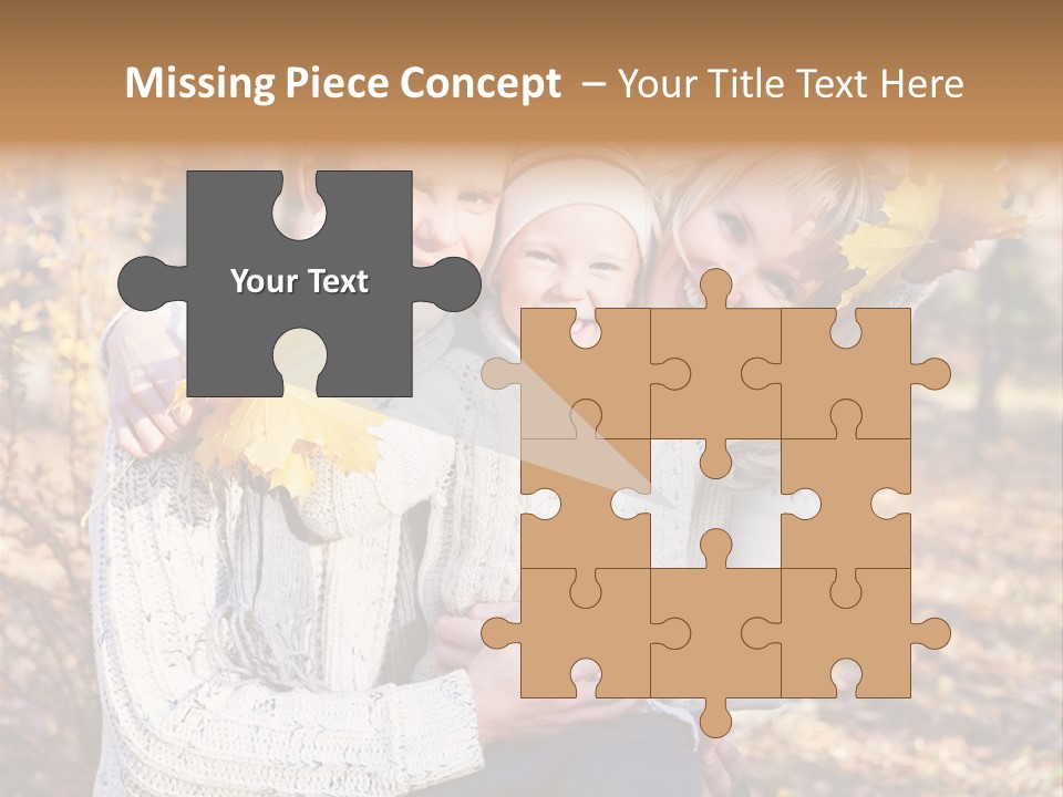 Son Family Blond PowerPoint Template