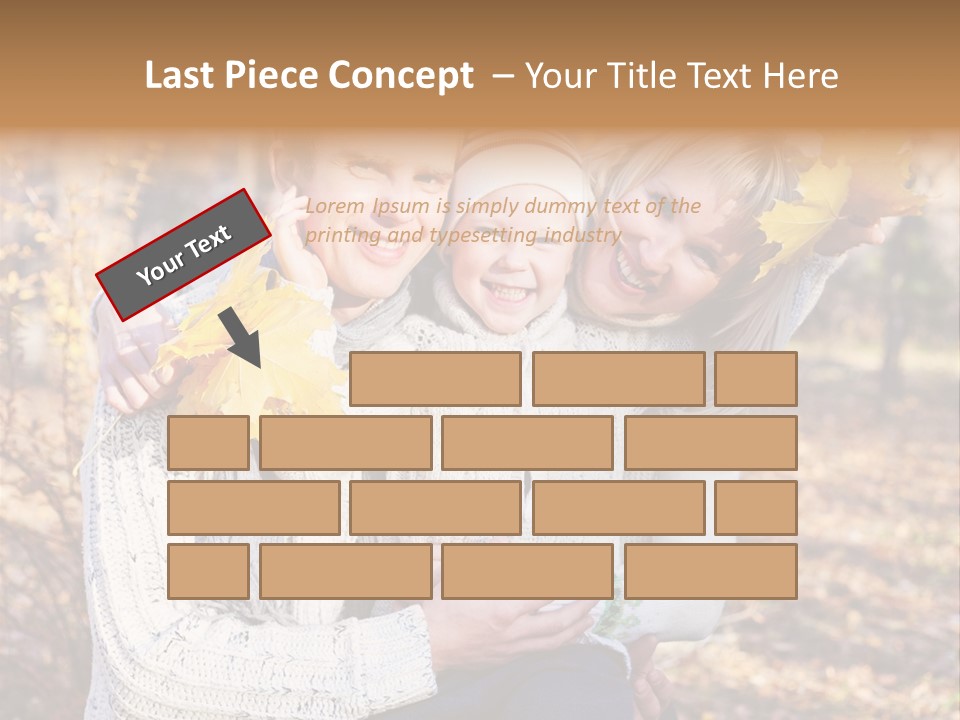 Son Family Blond PowerPoint Template