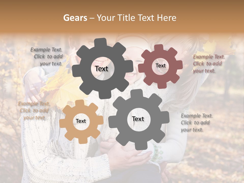 Son Family Blond PowerPoint Template
