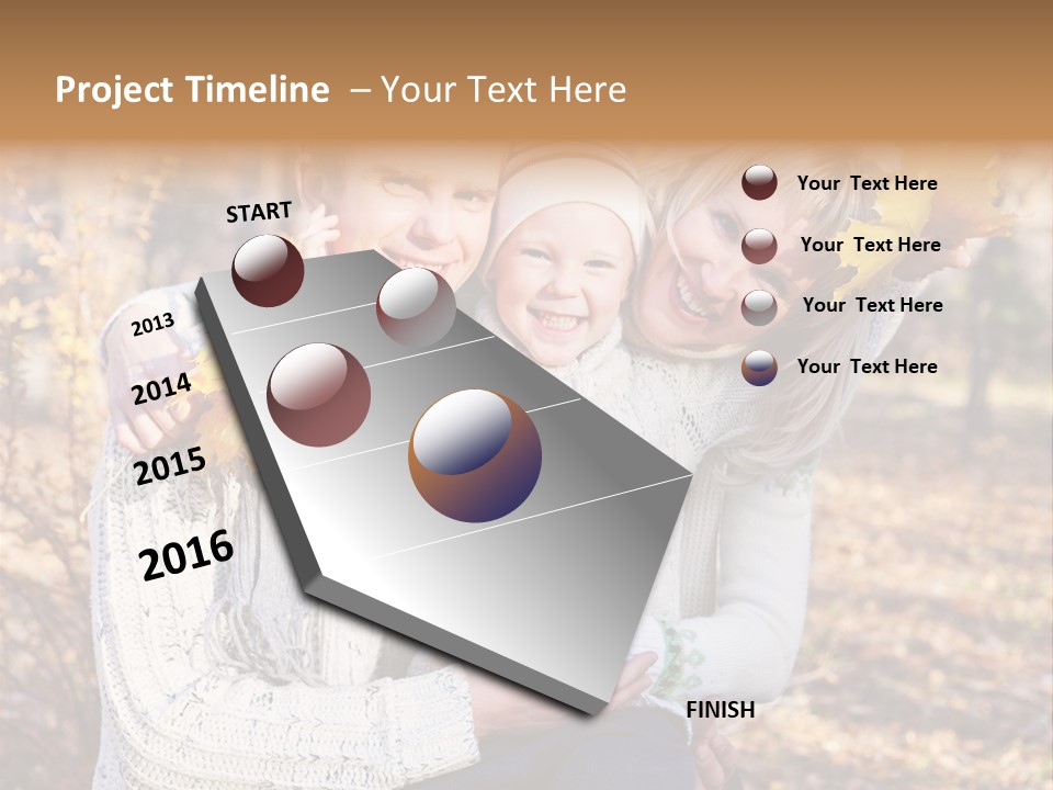 Son Family Blond PowerPoint Template