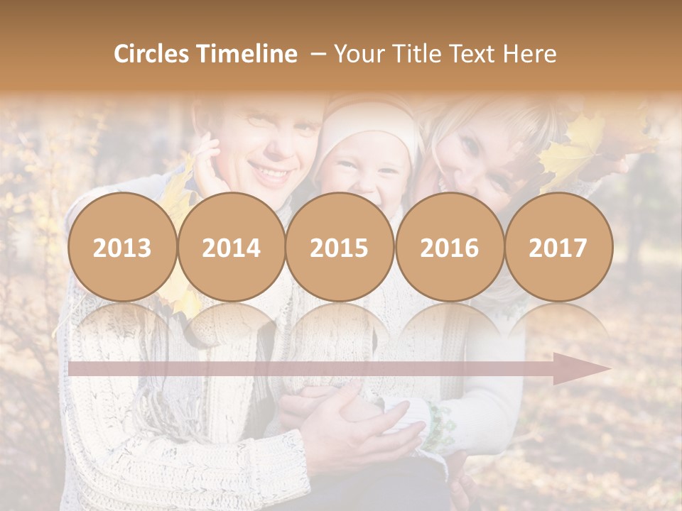 Son Family Blond PowerPoint Template