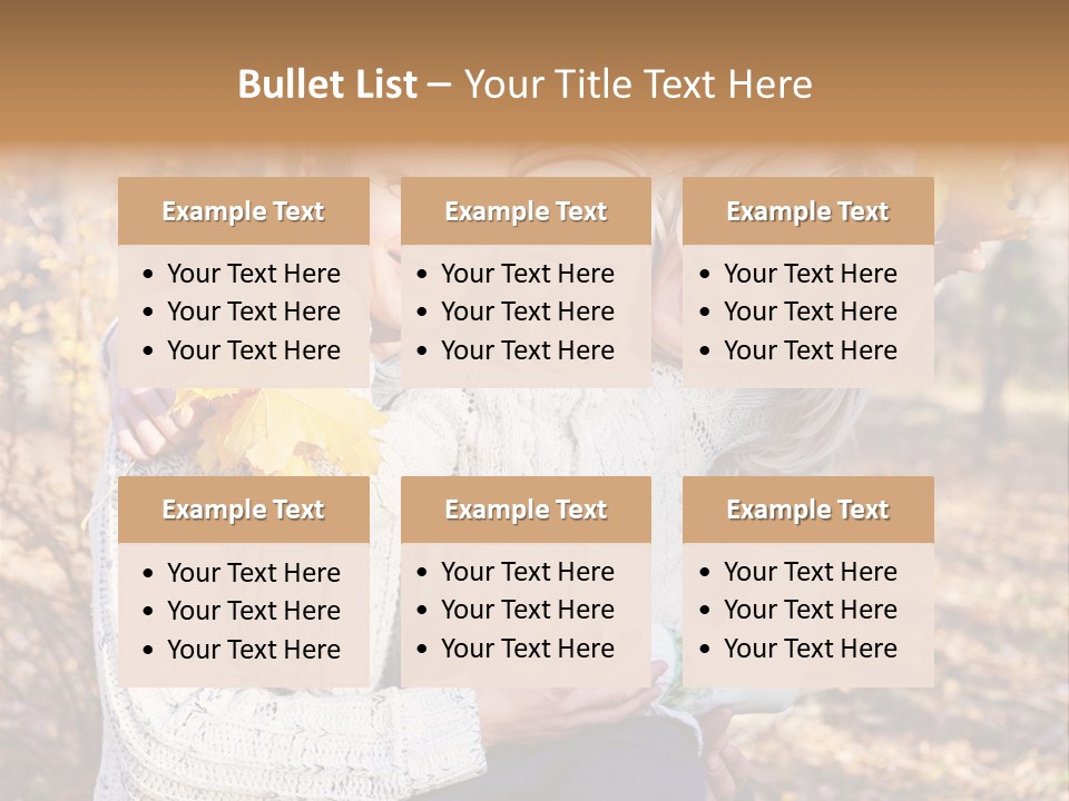 Son Family Blond PowerPoint Template