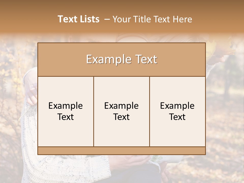 Son Family Blond PowerPoint Template