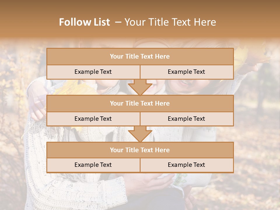 Son Family Blond PowerPoint Template