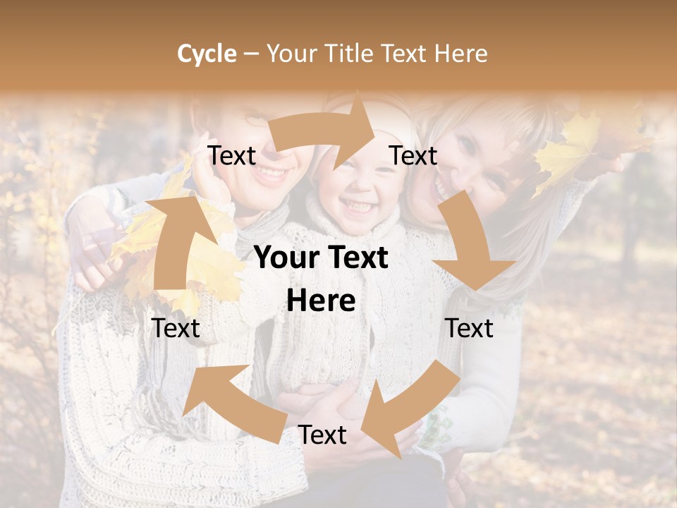 Son Family Blond PowerPoint Template