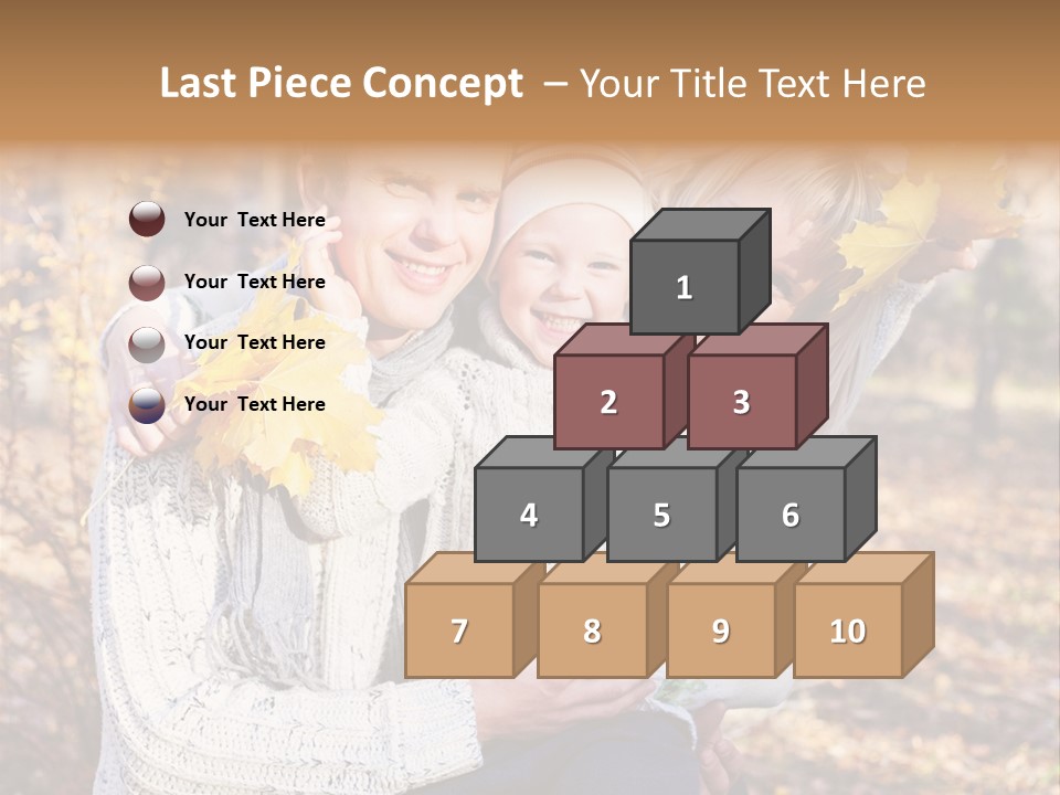 Son Family Blond PowerPoint Template