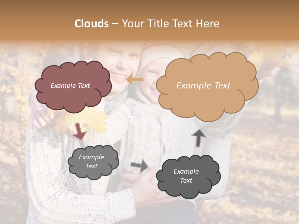 Son Family Blond PowerPoint Template