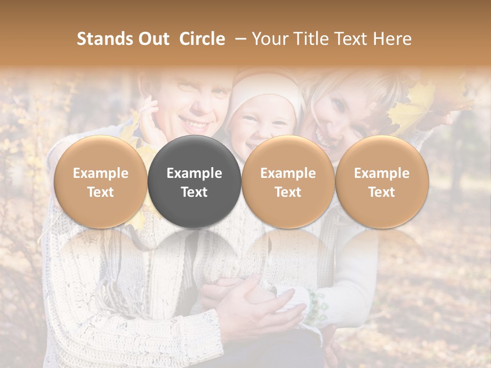 Son Family Blond PowerPoint Template
