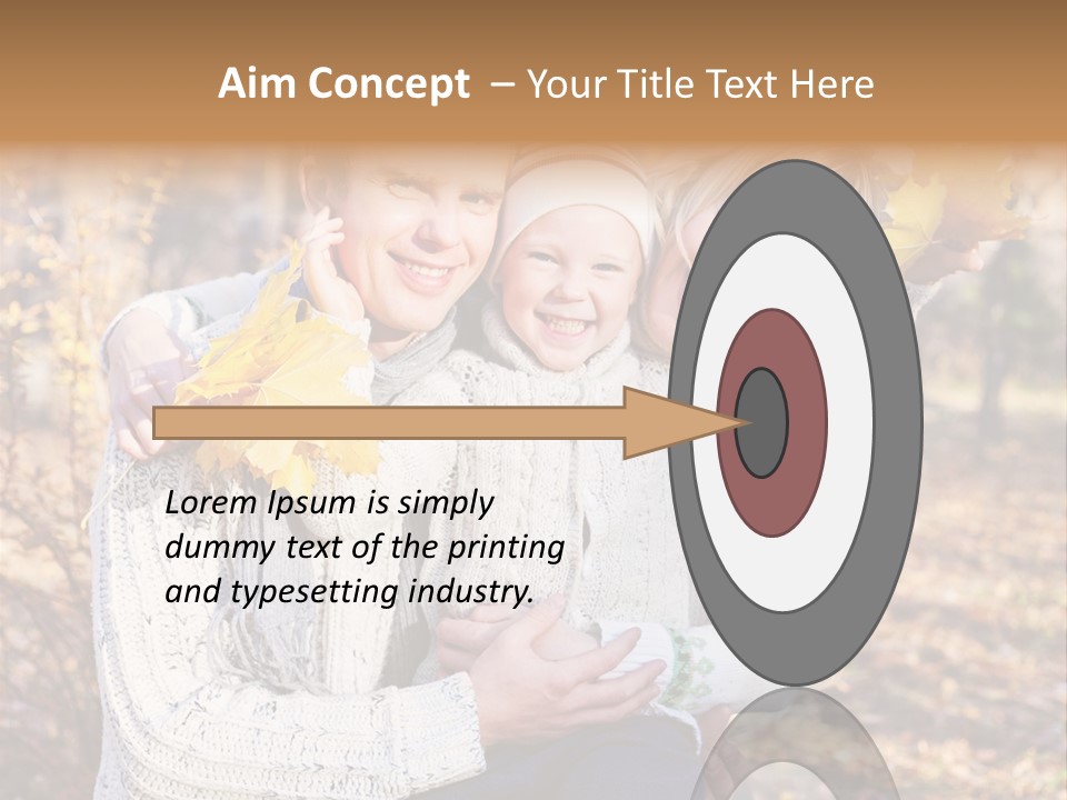 Son Family Blond PowerPoint Template