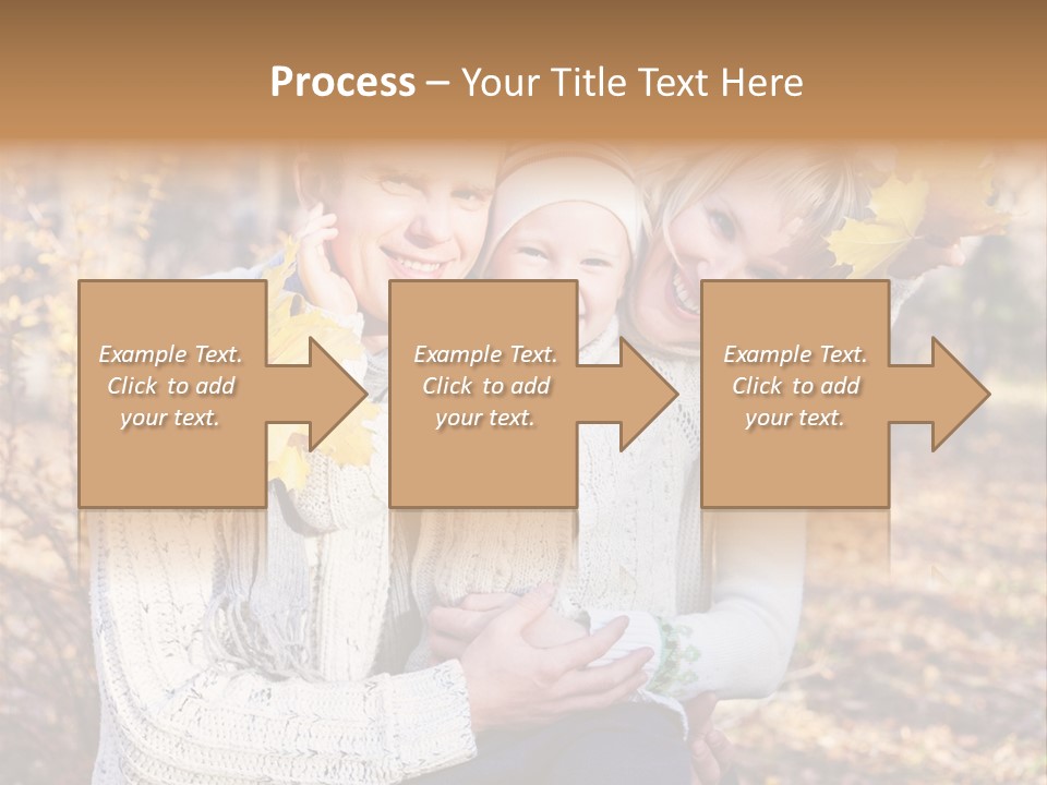 Son Family Blond PowerPoint Template
