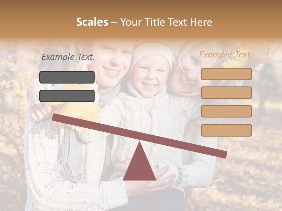 Son Family Blond PowerPoint Template