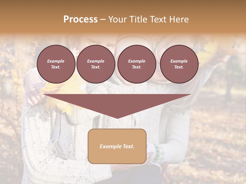 Son Family Blond PowerPoint Template