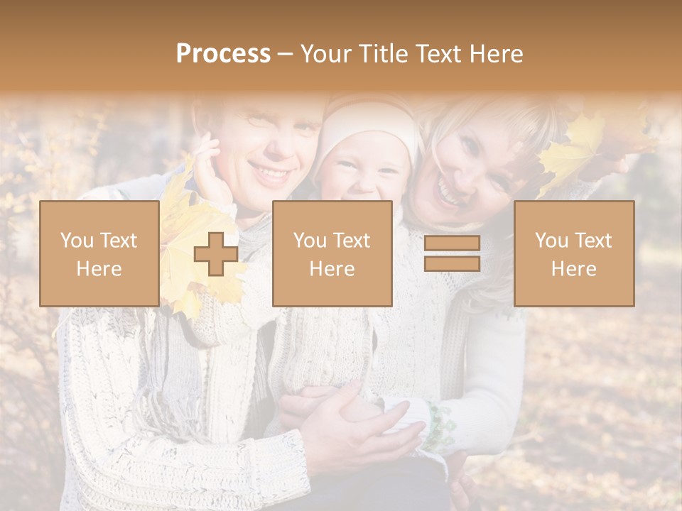 Son Family Blond PowerPoint Template
