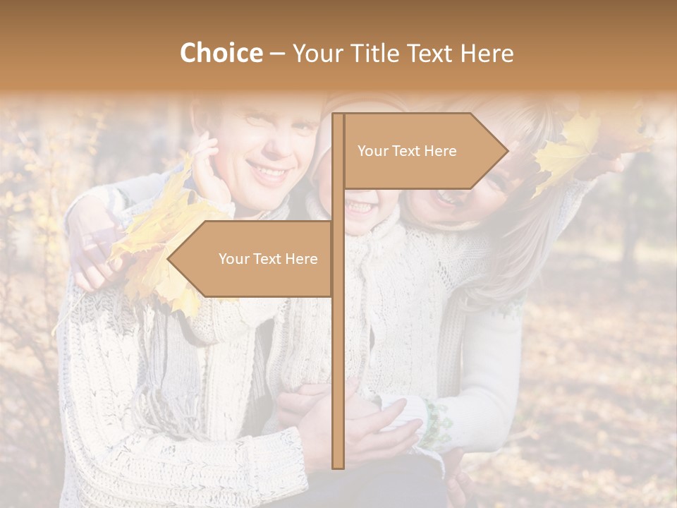 Son Family Blond PowerPoint Template