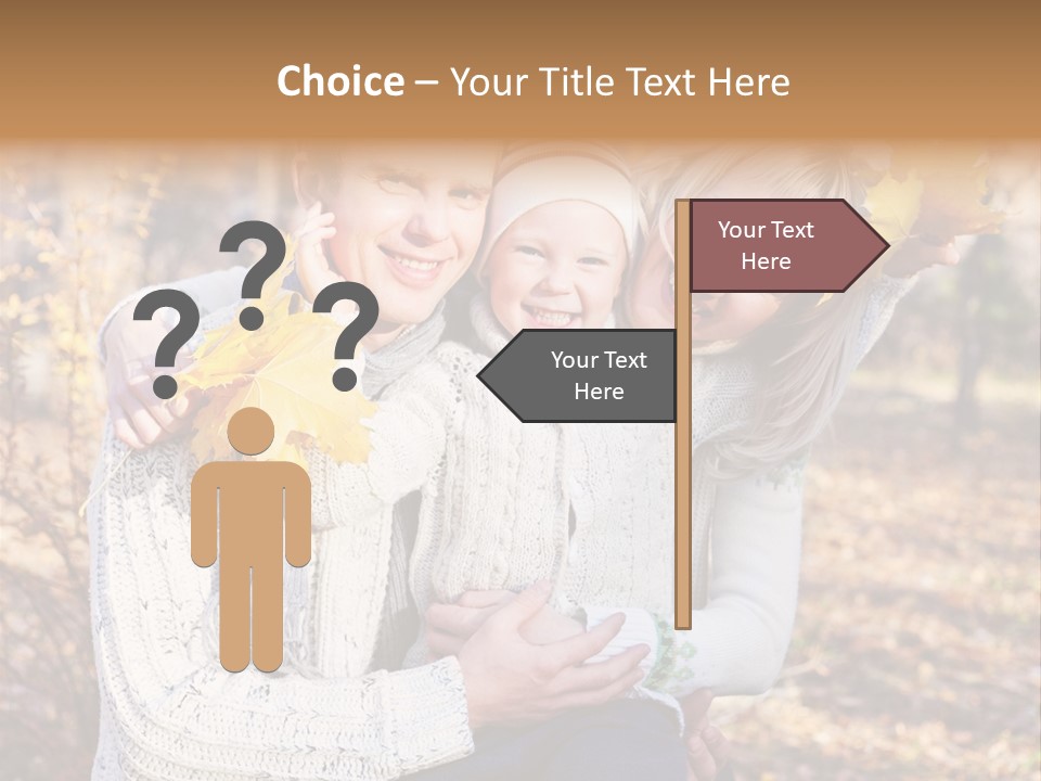 Son Family Blond PowerPoint Template