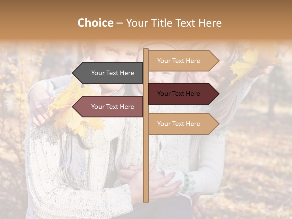 Son Family Blond PowerPoint Template