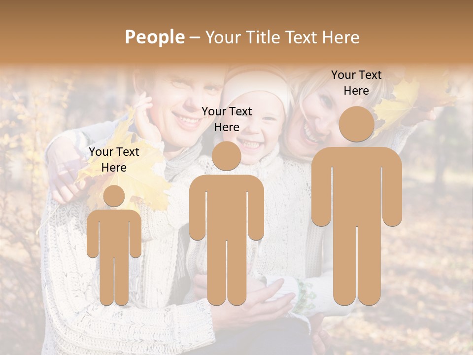 Son Family Blond PowerPoint Template