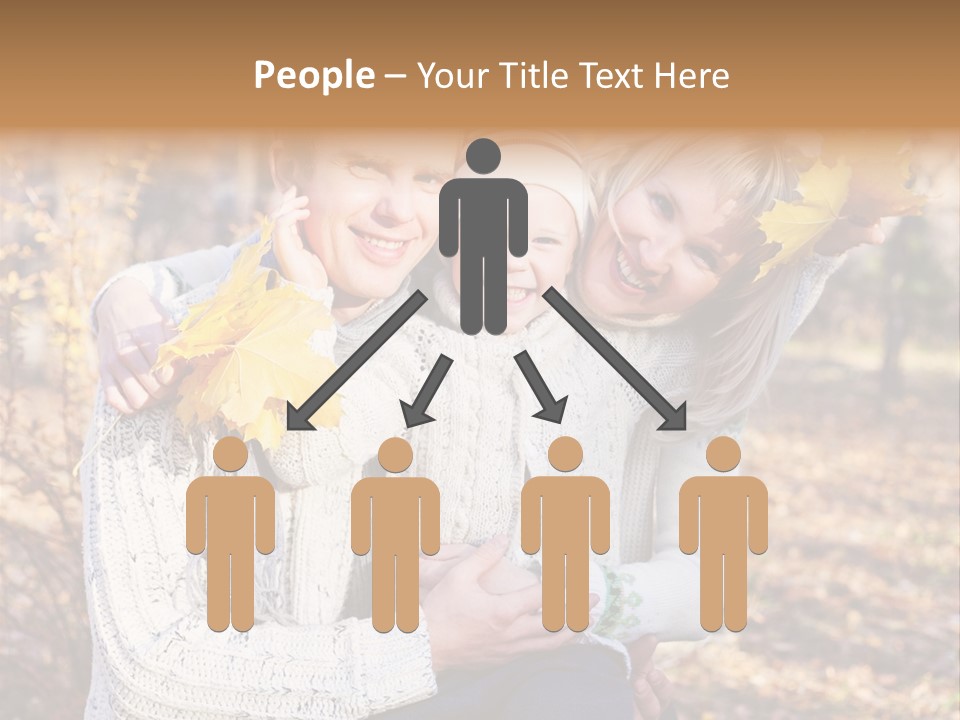Son Family Blond PowerPoint Template