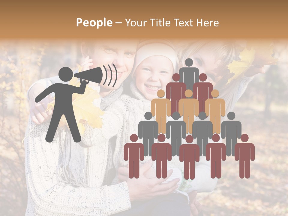 Son Family Blond PowerPoint Template