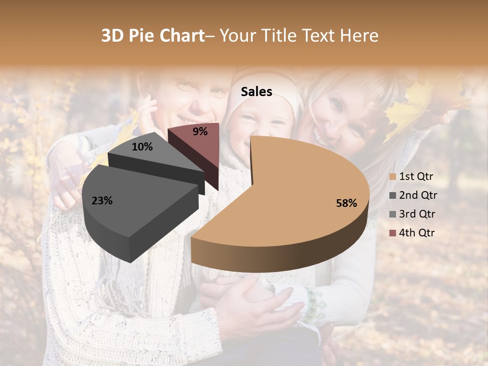 Son Family Blond PowerPoint Template