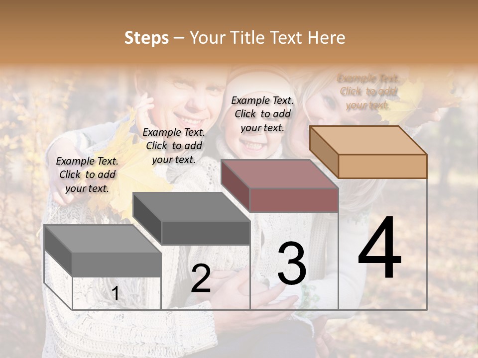 Son Family Blond PowerPoint Template