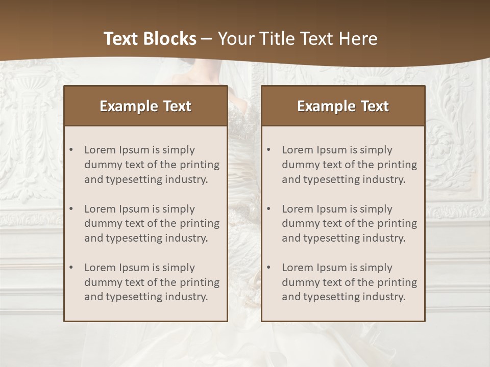 Model Hairstyle Skin PowerPoint Template