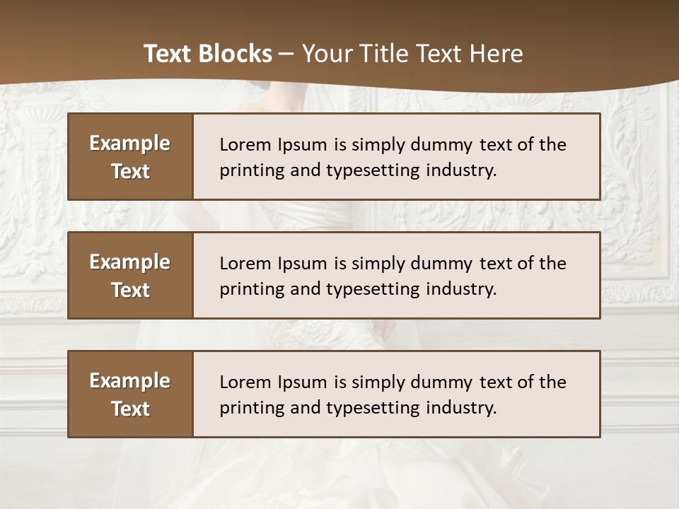 Model Hairstyle Skin PowerPoint Template