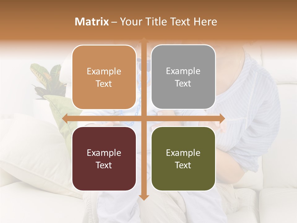 Beautiful Mom Face PowerPoint Template