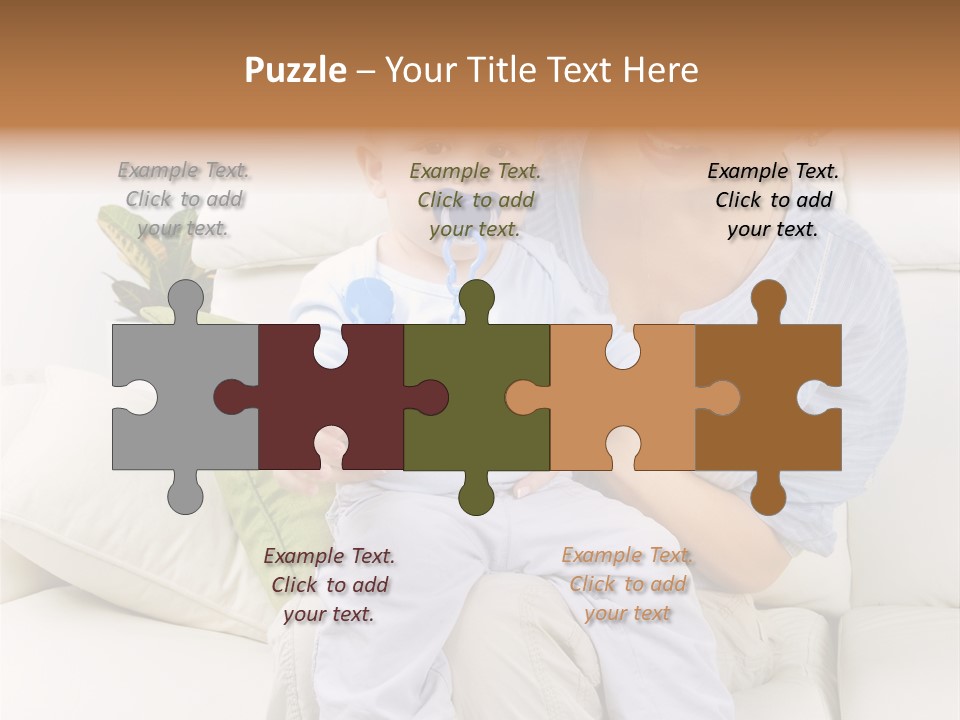 Beautiful Mom Face PowerPoint Template