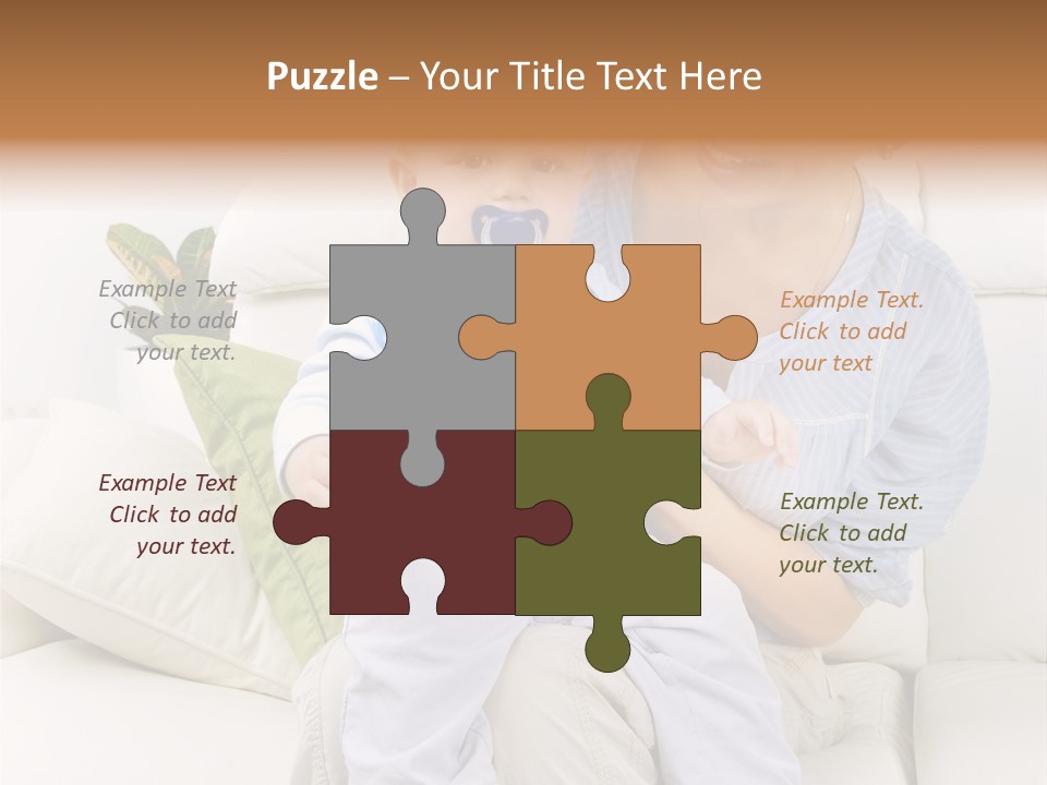 Beautiful Mom Face PowerPoint Template