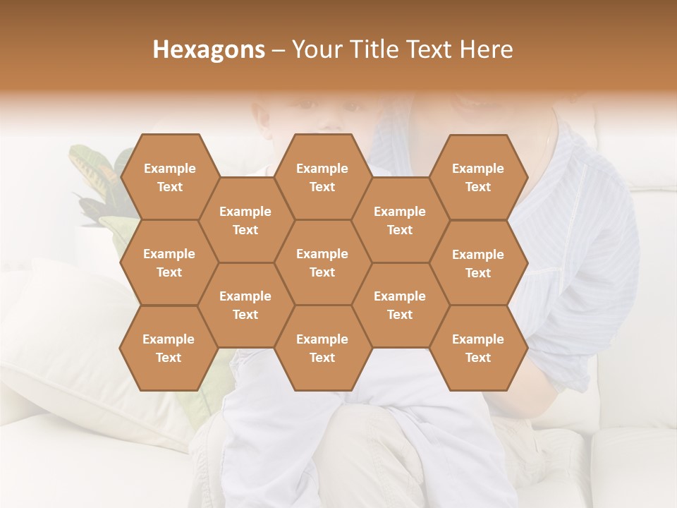 Beautiful Mom Face PowerPoint Template