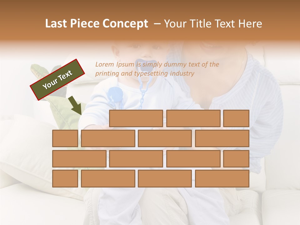 Beautiful Mom Face PowerPoint Template