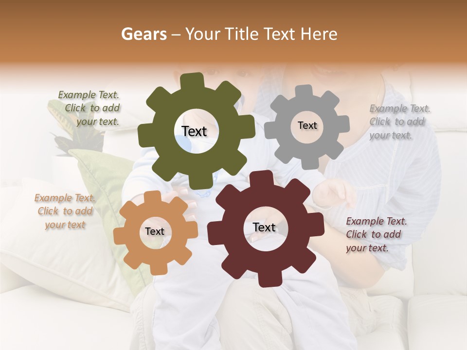 Beautiful Mom Face PowerPoint Template