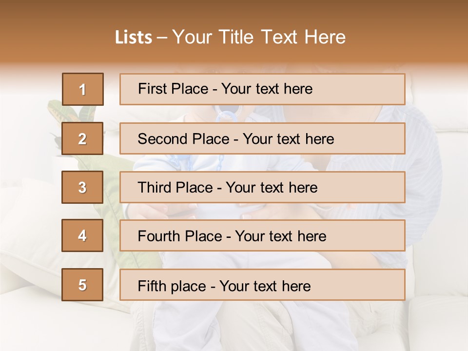 Beautiful Mom Face PowerPoint Template