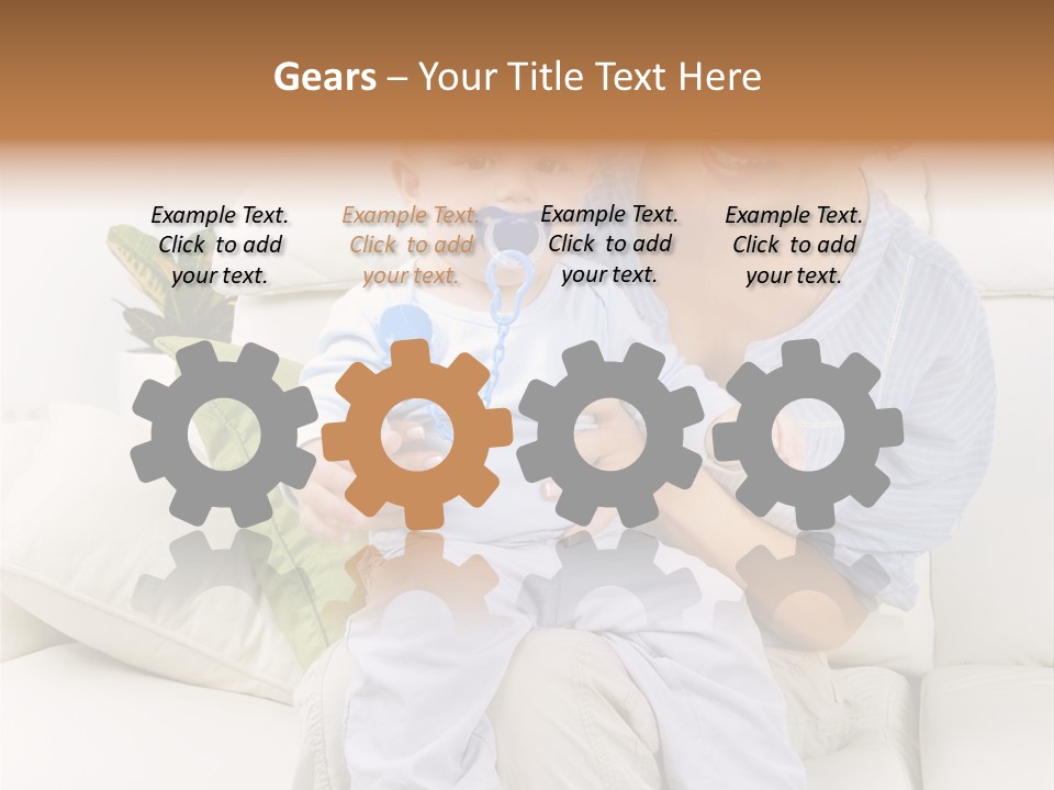 Beautiful Mom Face PowerPoint Template