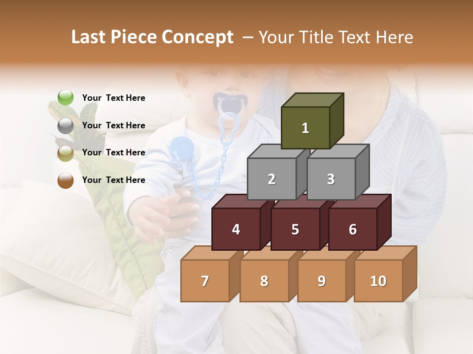 Beautiful Mom Face PowerPoint Template