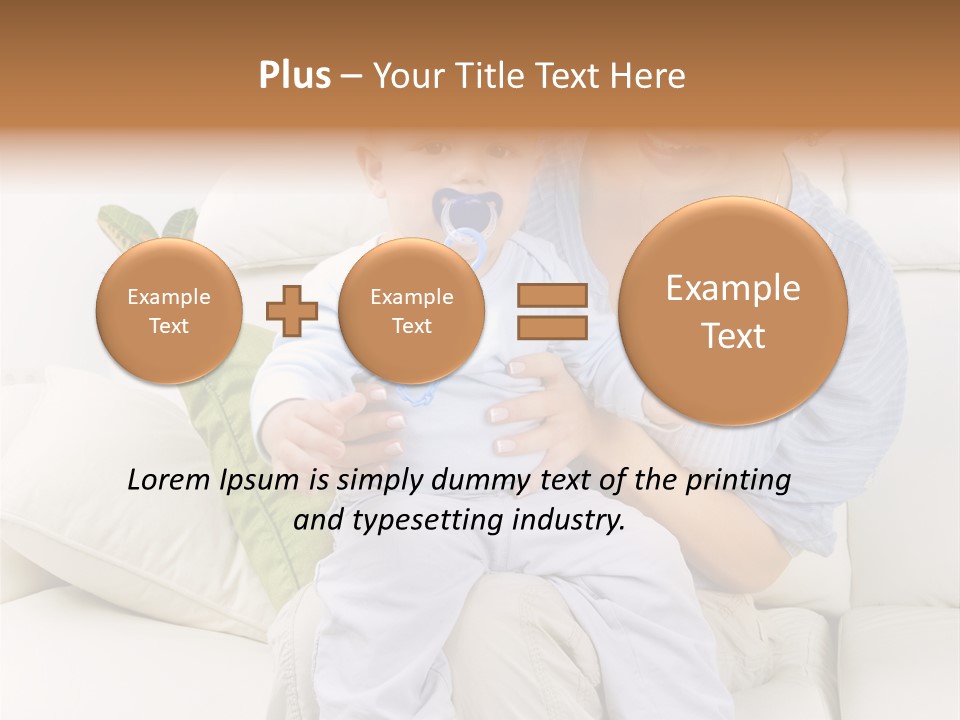 Beautiful Mom Face PowerPoint Template