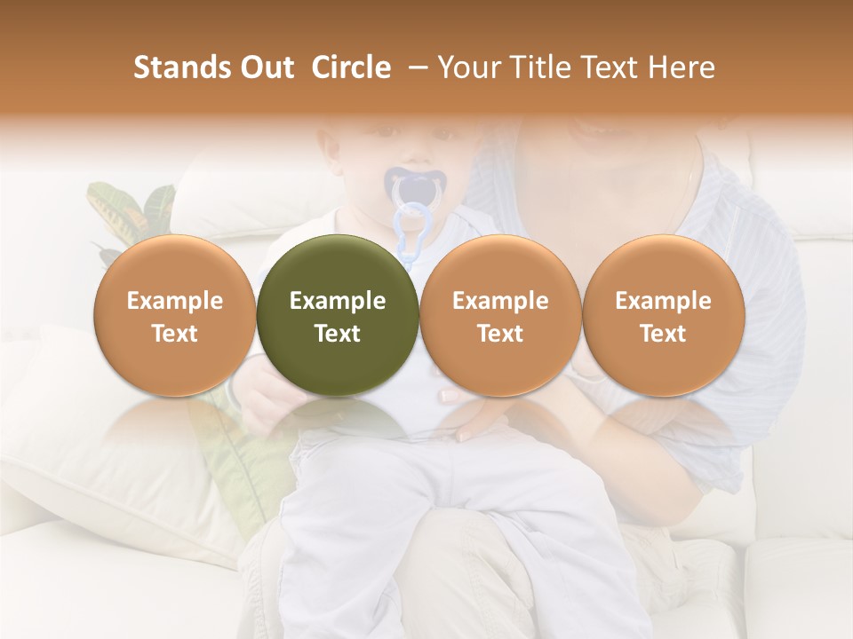 Beautiful Mom Face PowerPoint Template