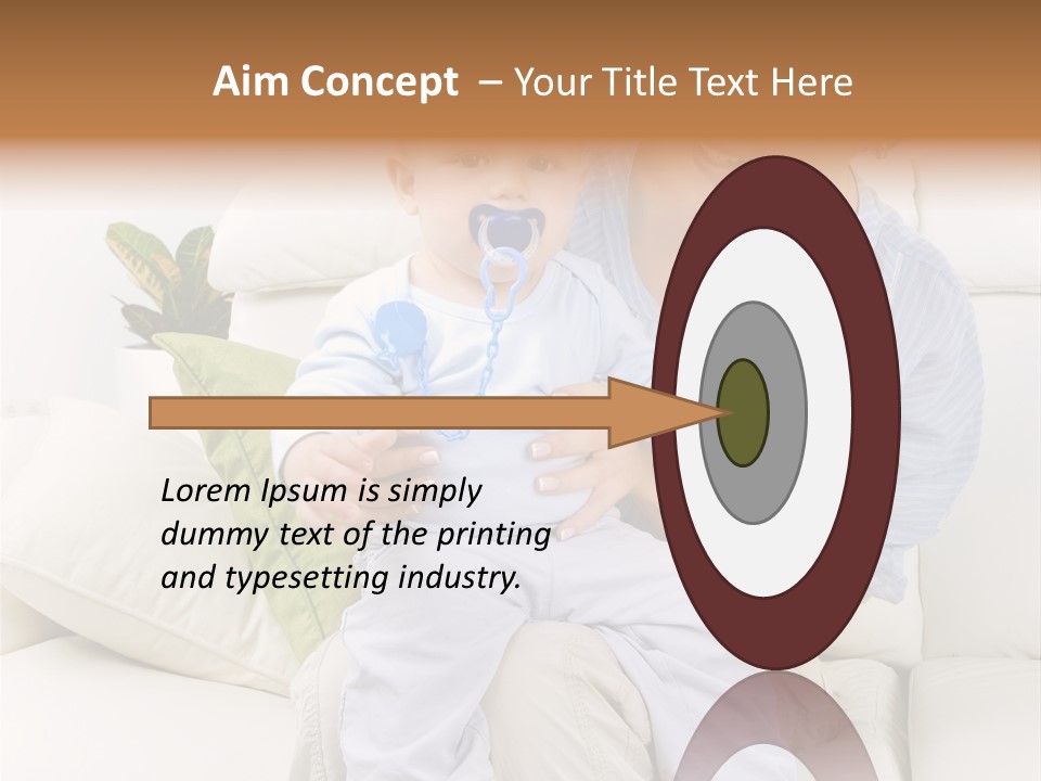 Beautiful Mom Face PowerPoint Template