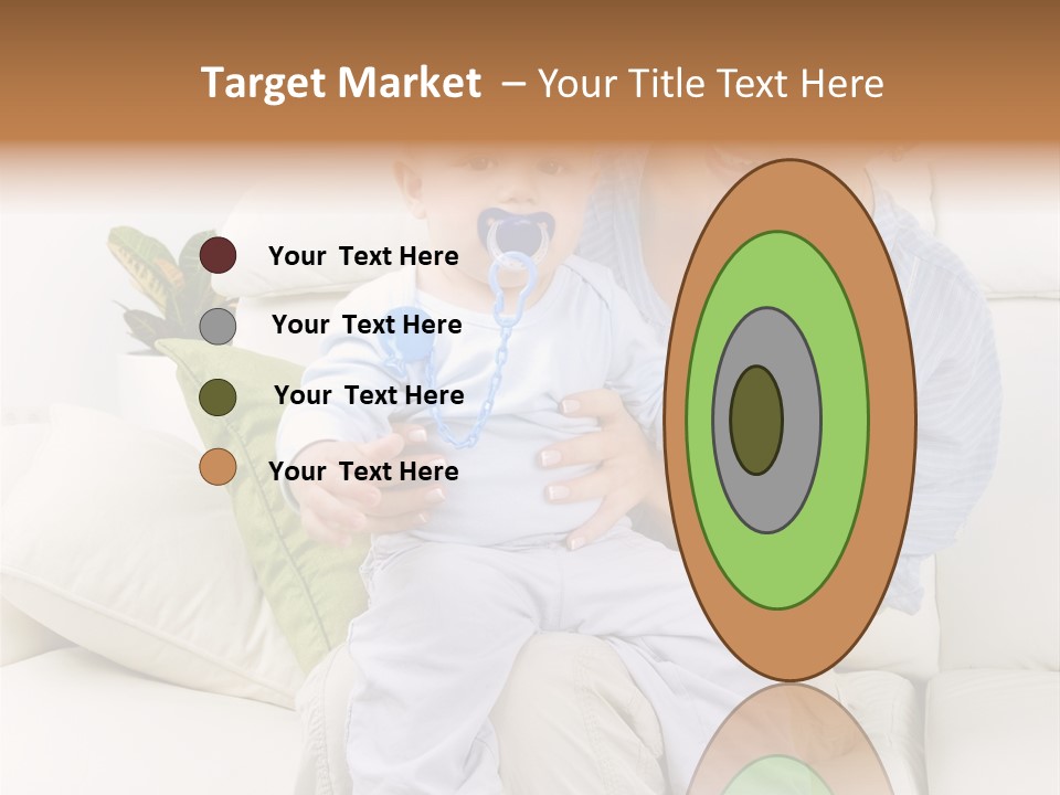 Beautiful Mom Face PowerPoint Template