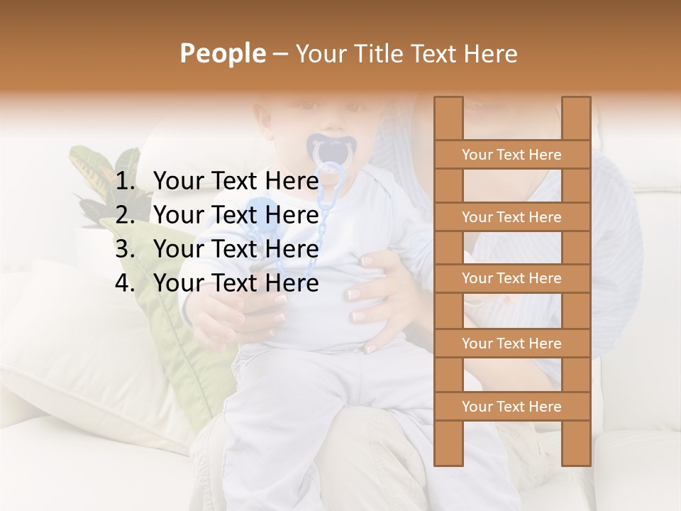 Beautiful Mom Face PowerPoint Template